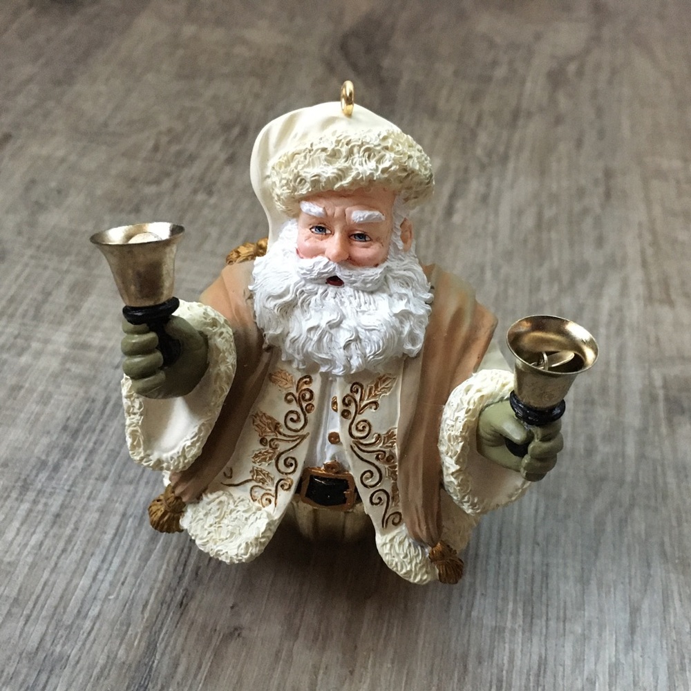 Hallmark Keepsake Ornament, Jolly Old Kris Jingle, Handcrafted 2004 Boxed